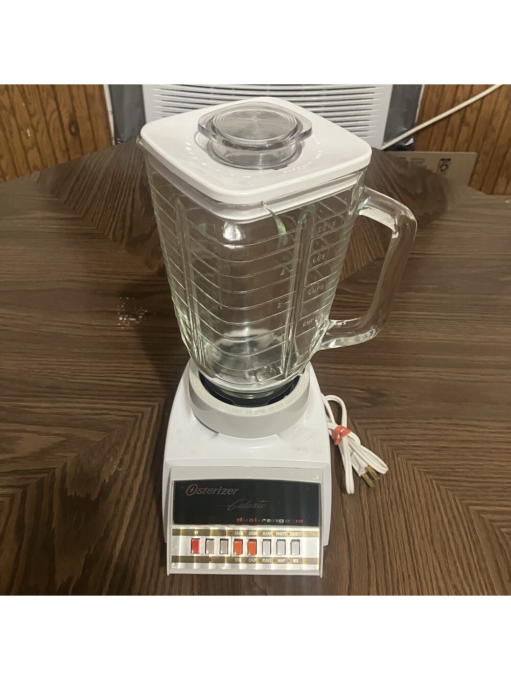Vintage Osterizer Galaxie 10-Speed White Working Blender - READ Description